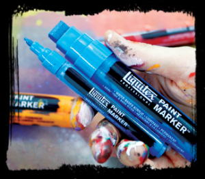 Acrilico Liquitex professional paint marker- grande/punta rettangolare 7/15  mm